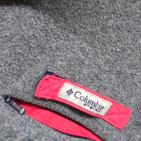 COLUMBIA Gray PFG Split Neck Jacket - Picture 9 of 9